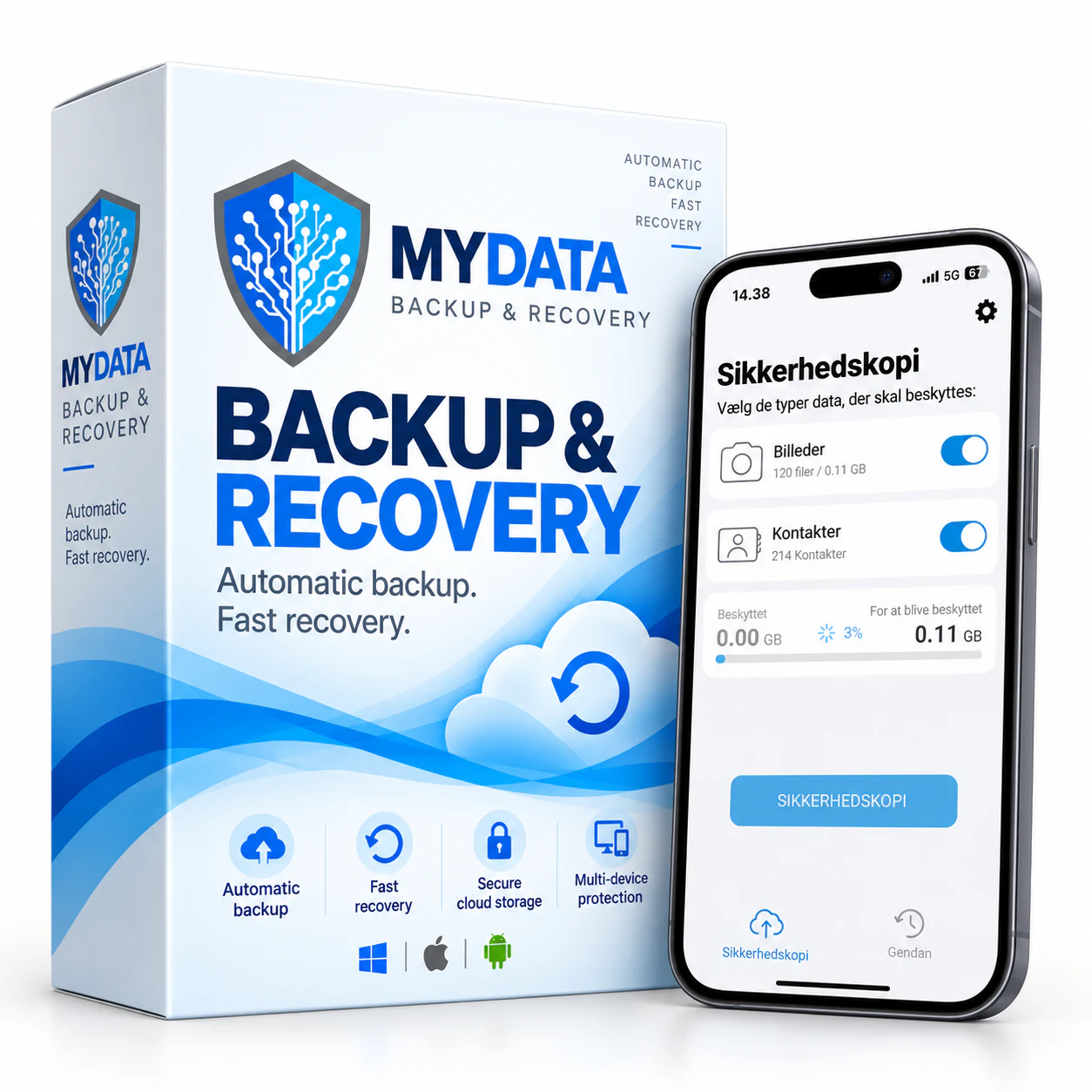 MyData Backup & Recovery-pakke